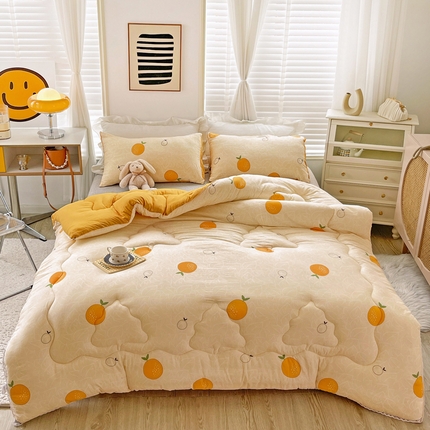 91家纺网 家纺一手货源 找家纺 （总）寐居 2023新款A类水洗棉印花冬被