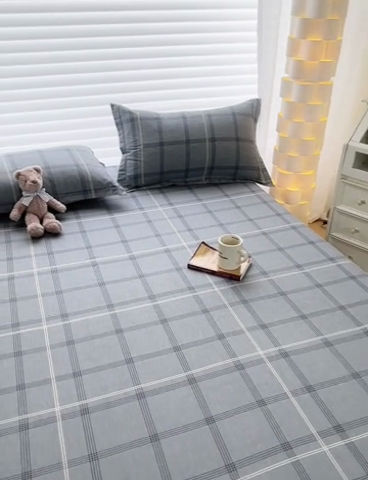 91家纺网 家纺一手货源 找家纺 元元被芯 2023新增全棉13372床笠 北欧格