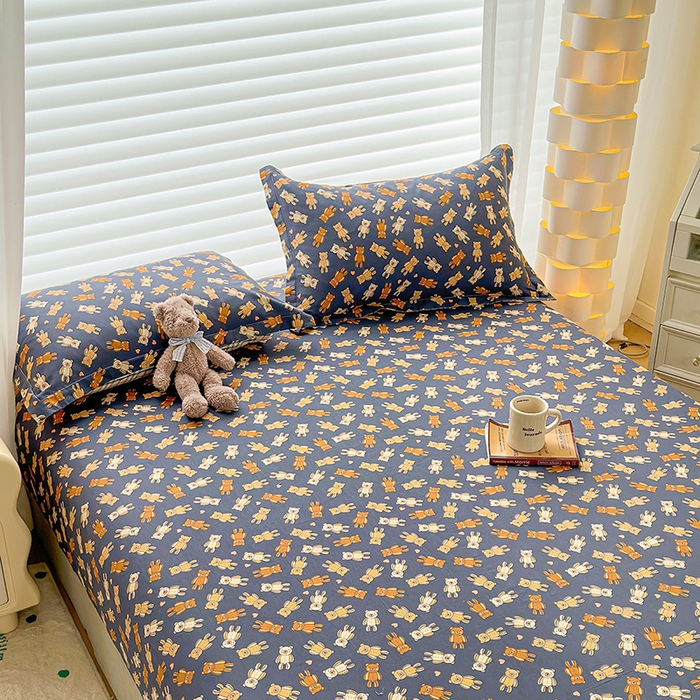 91家纺网 家纺一手货源 找家纺 元元被芯 2023新增全棉13372床笠 熊本