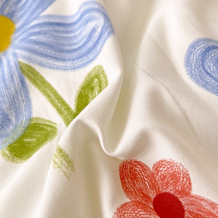 91家纺网 家纺一手货源 找家纺 寐居 2023新款A类水洗棉印花冬被 花兔