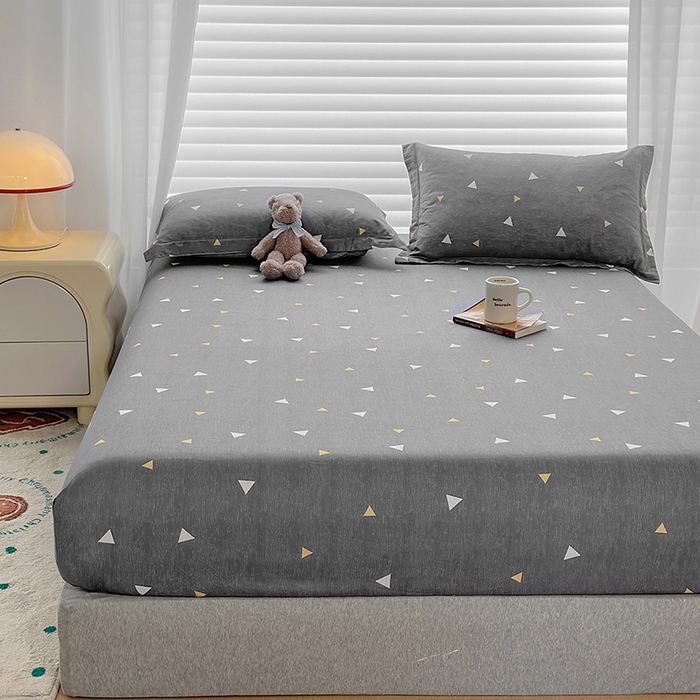 91家纺网 家纺一手货源 找家纺 元元被芯 2023新增全棉13372床笠 星光