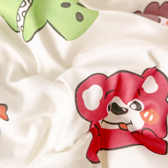 91家纺网 家纺一手货源 找家纺 寐居 2023新款A类水洗棉印花冬被 欢乐总动员