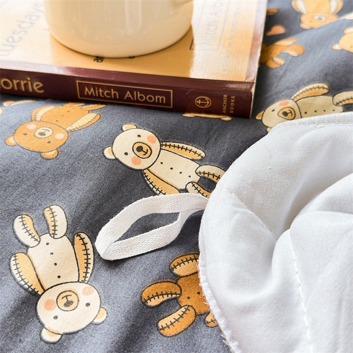 91家纺网 家纺一手货源 找家纺 元元被芯 2023新增全棉13372夹棉被套四件套 熊本