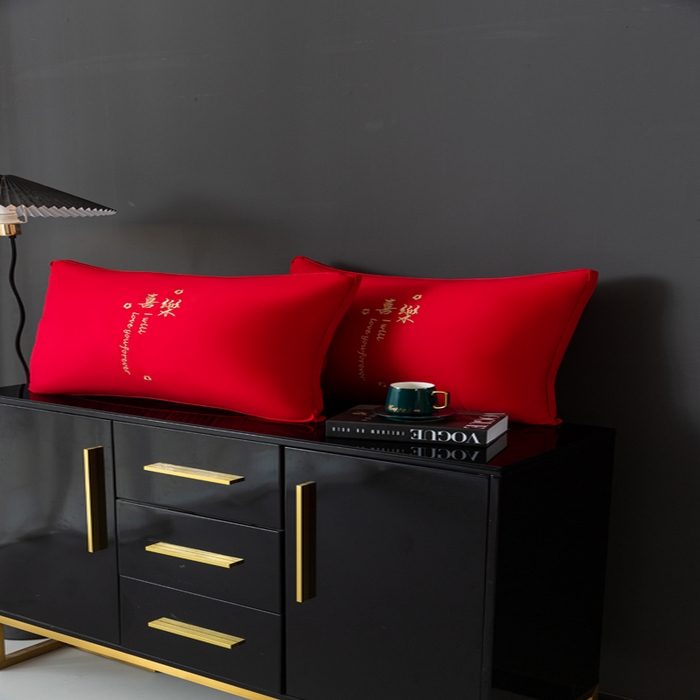 91家纺网 家纺一手货源 找家纺 （总）糖果枕芯 2023新款全棉婚庆枕芯枕头