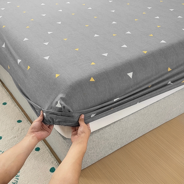 91家纺网 家纺一手货源 找家纺 元元被芯 2023新增全棉13372床笠 星光