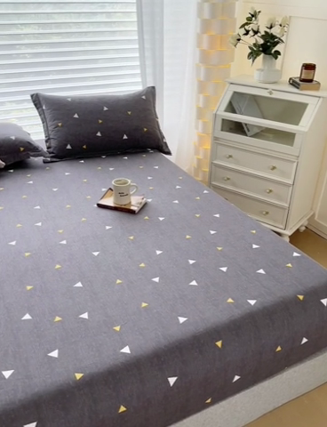 91家纺网 家纺一手货源 找家纺 元元被芯 2023新增全棉13372床笠 星光