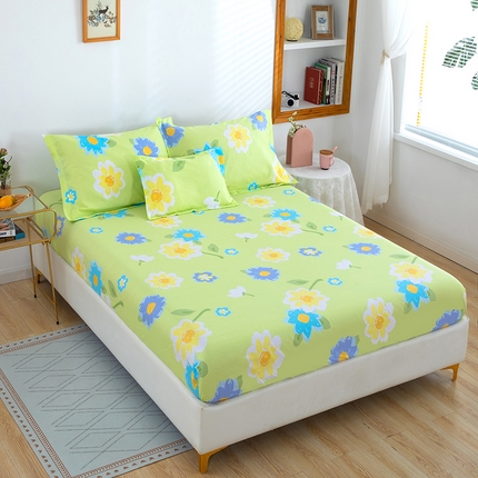 91家纺网 家纺一手货源 找家纺 （总）雨萝家纺 新款全棉印花床笠