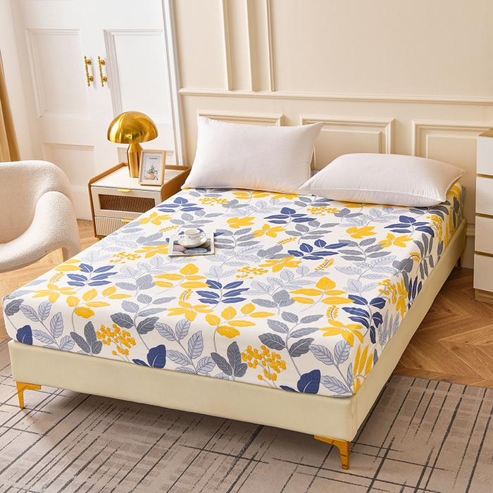 91家纺网 家纺一手货源 找家纺 梵巢家纺 芦荟棉印花床笠 咔迷风