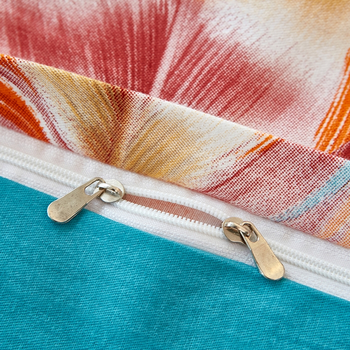 91家纺网 家纺一手货源 找家纺 雲归梦 2023年新款加厚全棉生态磨毛大版四件套美悦东方 蓝