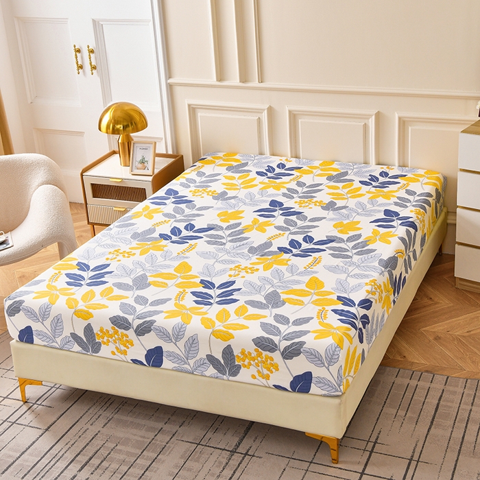 91家纺网 家纺一手货源 找家纺 梵巢家纺 芦荟棉印花床笠 咔迷风