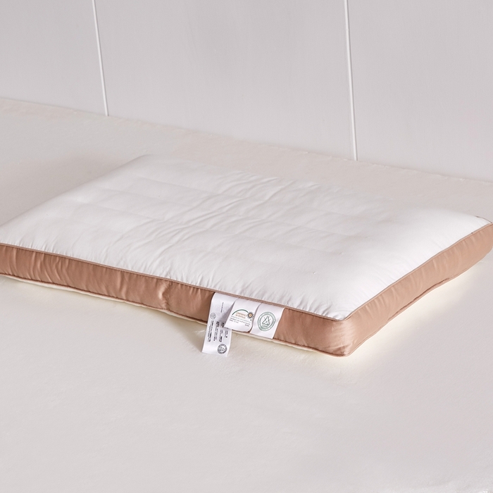 91家纺网 家纺一手货源 找家纺 唯爱品  2026新款A类棉无荧光零压超薄枕 48*74cm/只成人款