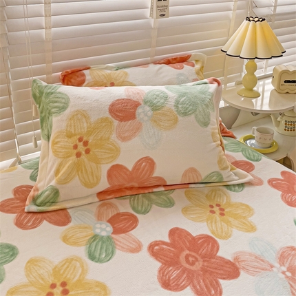 91家纺网 家纺一手货源 找家纺 （总）名兮-2023新款高克重牛奶绒枕套