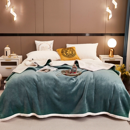 91家纺网 家纺一手货源 找家纺 （总）肖恩 2025新款羊羔绒印花毛毯毯子系列