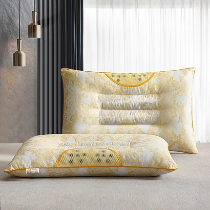 芯宜佳 2023新款小半圆磁疗枕 土豪金小半圆74*48*10cm