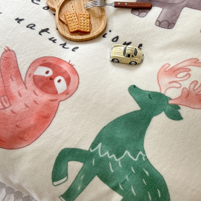 91家纺网 家纺一手货源 找家纺 （总）萝莉家纺 2023新款设计师款牛奶绒大版数码印花系列四件套