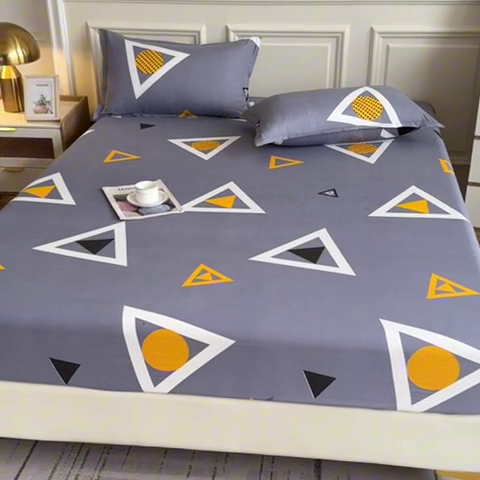 91家纺网 家纺一手货源 找家纺 梵巢家纺 芦荟棉印花床笠 三维空间