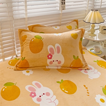 91家纺网 家纺一手货源 找家纺 （总）名兮-2023新款高克重牛奶绒枕套