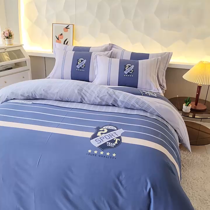 91家纺网 家纺一手货源 找家纺 雲归梦 2023年新款加厚全棉生态磨毛大版四件套罗马之旅