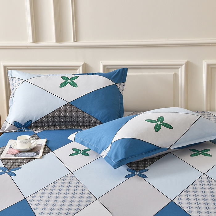 91家纺网 家纺一手货源 找家纺 梵巢家纺 芦荟棉印花床笠 巴萨格