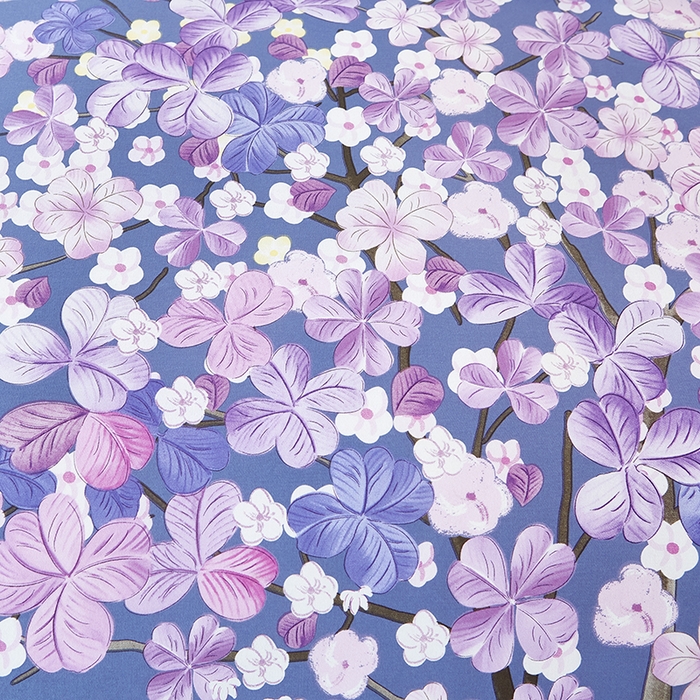 91家纺网 家纺一手货源 找家纺 雲归梦 2023年新款加厚全棉生态磨毛大版四件套许愿树 蓝