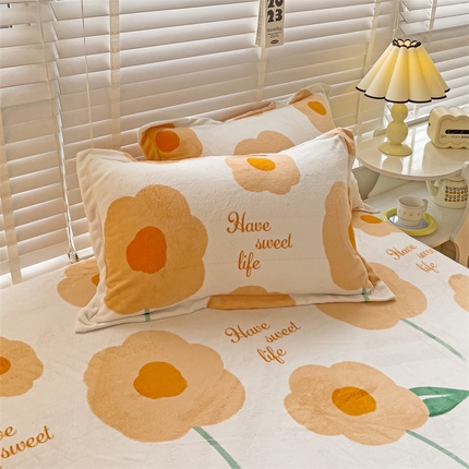 91家纺网 家纺一手货源 找家纺 （总）名兮-2023新款高克重牛奶绒枕套