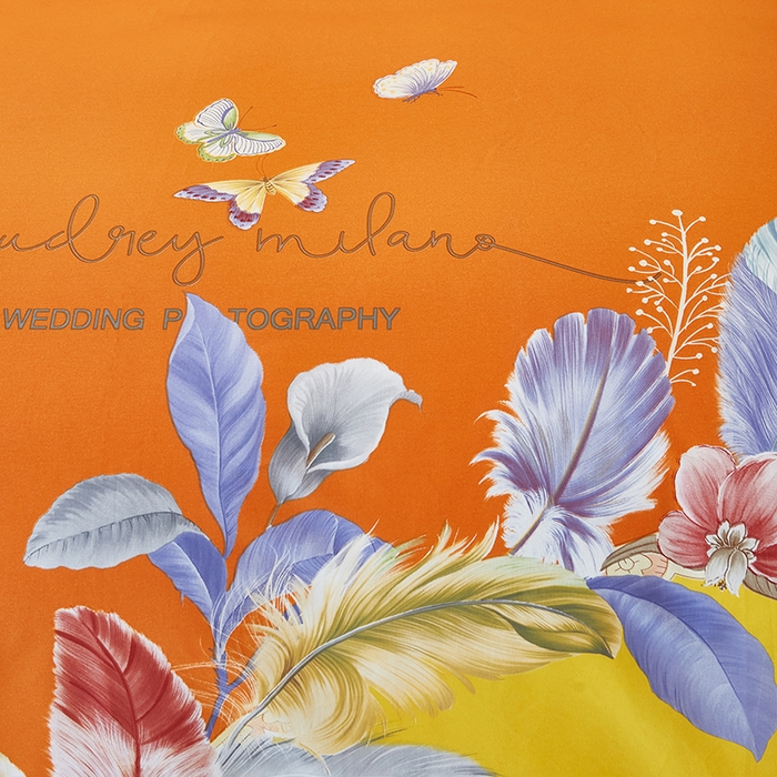 91家纺网 家纺一手货源 找家纺 雲归梦 2023年新款加厚全棉生态磨毛大版四件套美悦东方 黄