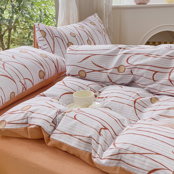 91家纺网 家纺一手货源 找家纺 感遇家纺 2023新款印花系列全棉生态磨毛加厚四件套 奇妙幻想