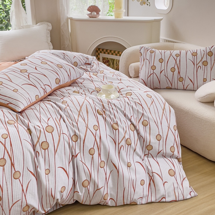 91家纺网 家纺一手货源 找家纺 感遇家纺 2023新款印花系列全棉生态磨毛加厚四件套 奇妙幻想