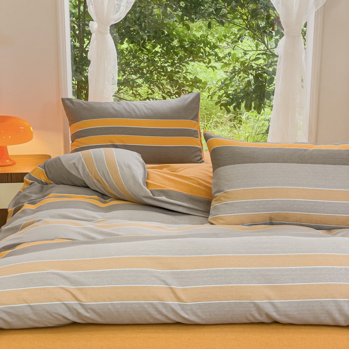 91家纺网 家纺一手货源 找家纺 感遇家纺 2023新款印花系列全棉生态磨毛加厚四件套 简一