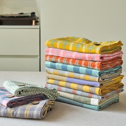 91家纺网 家纺一手货源 找家纺 （总）PELLHOME新款全棉色织水洗棉格子单被套（可抖音代发）