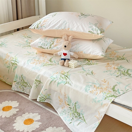 91家纺网 家纺一手货源 找家纺 （总）名兮家居 2023新款全棉简约印花枕套