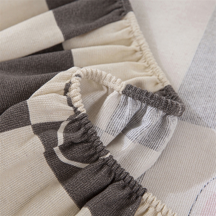 91家纺网 家纺一手货源 找家纺 棉乐町 2025新款老粗布床笠 lucky兔