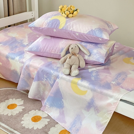 91家纺网 家纺一手货源 找家纺 （总）名兮家居 2023新款全棉简约印花枕套