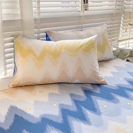 91家纺网 家纺一手货源 找家纺 （总）名兮家居 2023新款全棉简约印花枕套