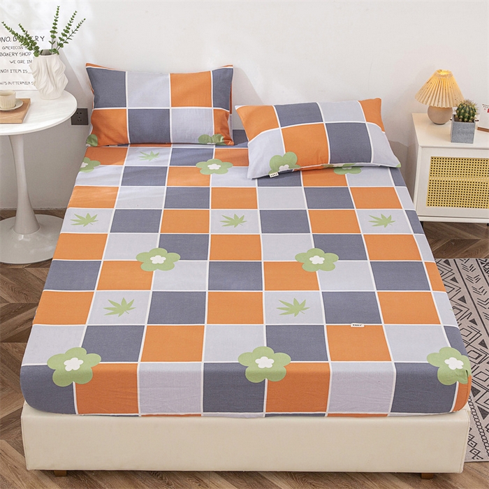 91家纺网 家纺一手货源 找家纺 棉乐町 2025新款老粗布床笠 花间