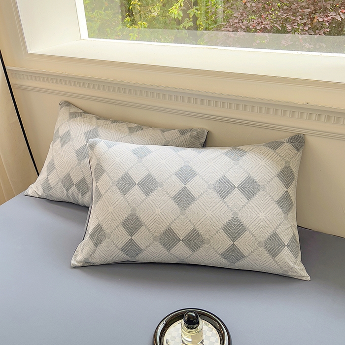 91家纺网 家纺一手货源 找家纺 田野 2023新款全棉加厚活性磨毛四件套 格律时尚