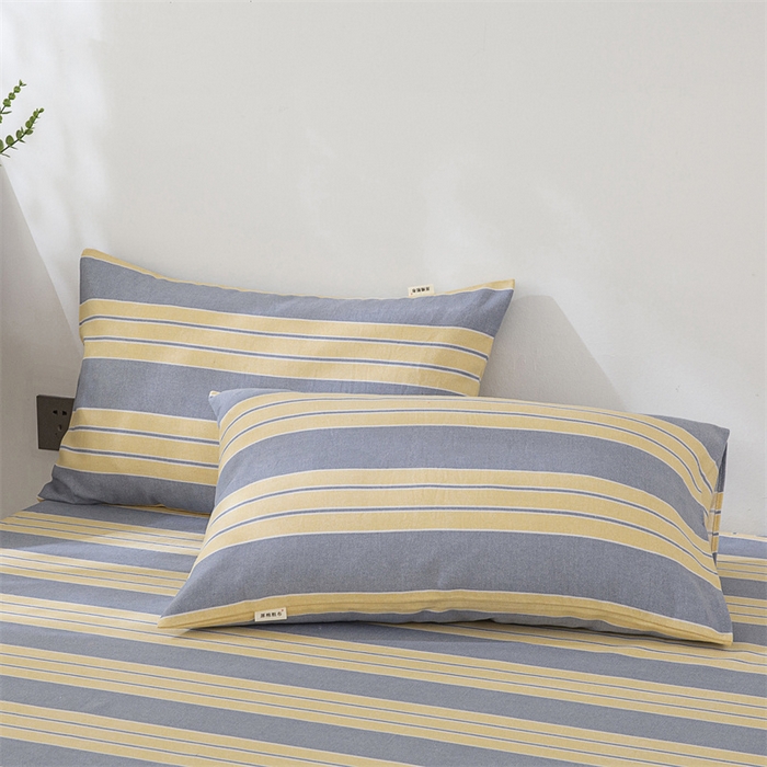 91家纺网 家纺一手货源 找家纺 棉乐町 2025新款老粗布床笠 温馨