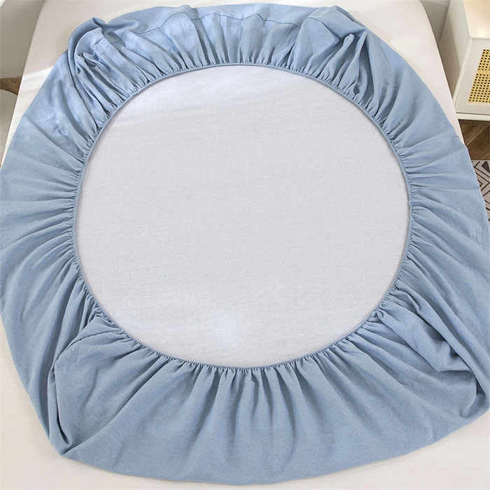 91家纺网 家纺一手货源 找家纺 棉乐町 2025新款老粗布床笠 偶遇