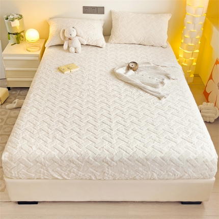 91家纺网 家纺一手货源 找家纺 （总）名兮家居 2023新款高克重加厚兔毛绒床笠