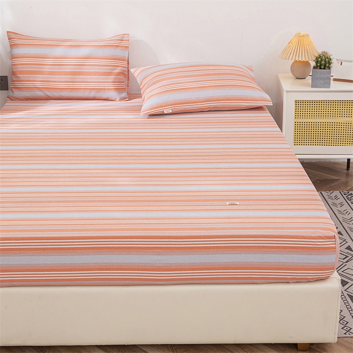 91家纺网 家纺一手货源 找家纺 棉乐町 2025新款老粗布床笠 热恋