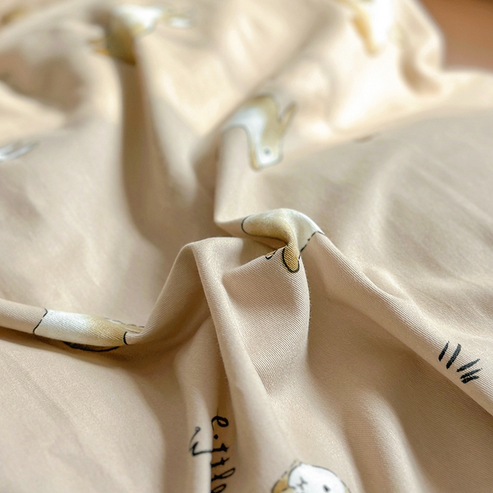 91家纺网 家纺一手货源 找家纺 田野 2023新款全棉加厚活性磨毛四件套 极兔世界