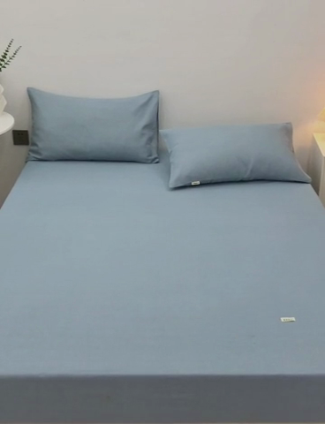 91家纺网 家纺一手货源 找家纺 棉乐町 2025新款老粗布床笠 偶遇