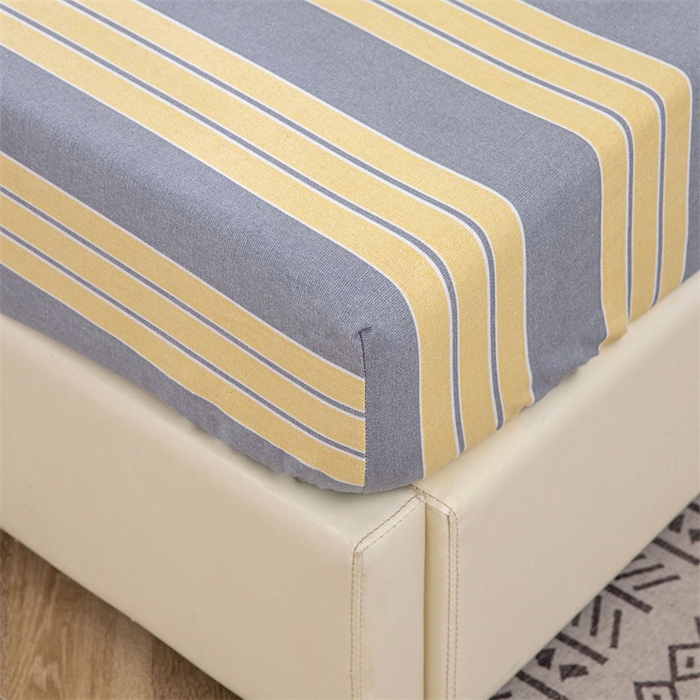 91家纺网 家纺一手货源 找家纺 棉乐町 2025新款老粗布床笠 温馨