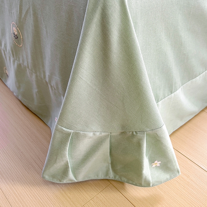 91家纺网 家纺一手货源 找家纺 田野 2023新款全棉加厚活性磨毛四件套 花蜜