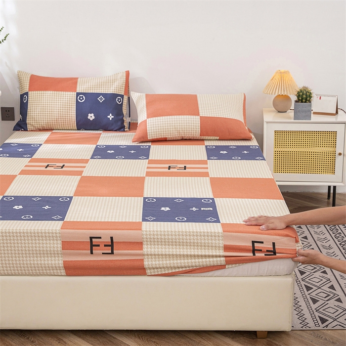 91家纺网 家纺一手货源 找家纺 棉乐町 2025新款老粗布床笠 简尚