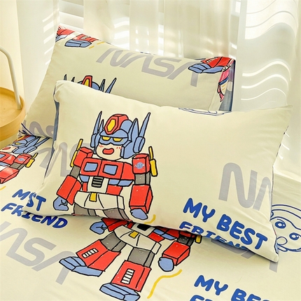 91家纺网 家纺一手货源 找家纺 （总）名兮家居 2023新款全棉简约印花枕套