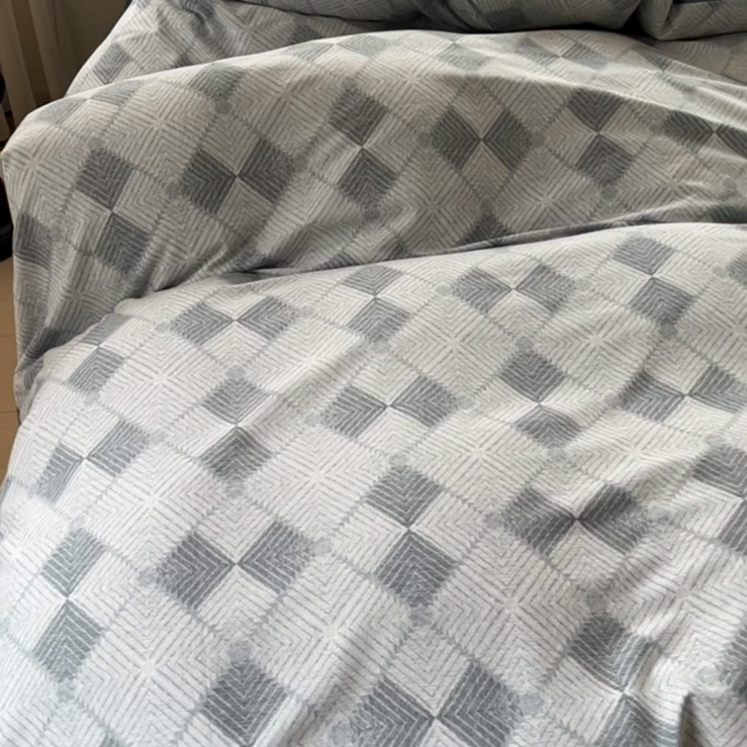 91家纺网 家纺一手货源 找家纺 田野 2023新款全棉加厚活性磨毛四件套 格律时尚