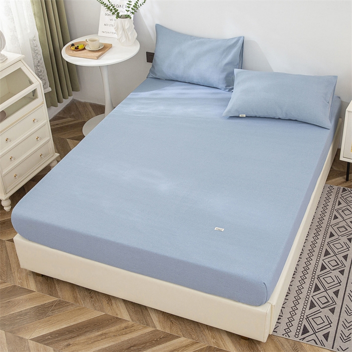 91家纺网 家纺一手货源 找家纺 棉乐町 2025新款老粗布床笠 偶遇