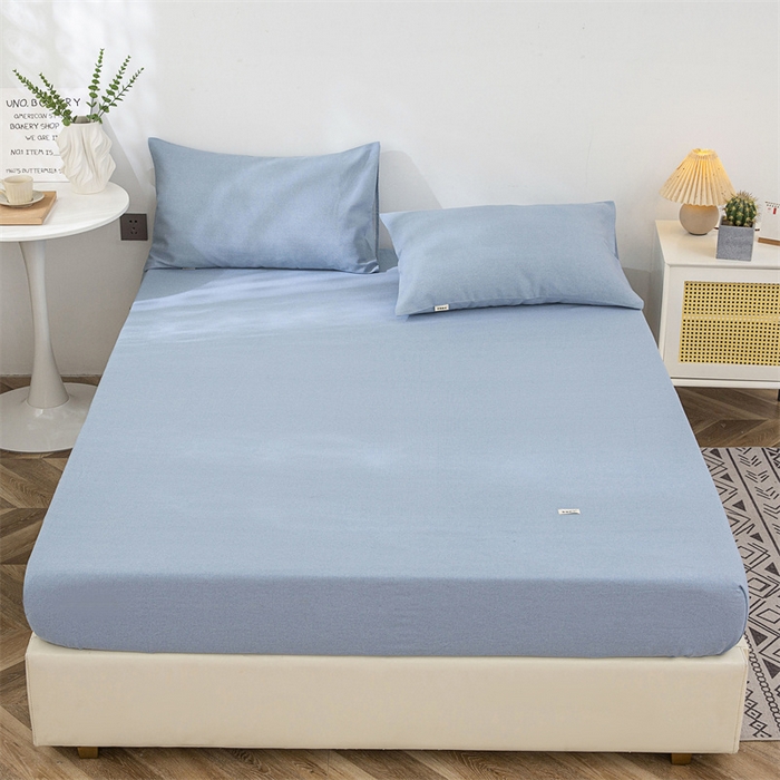 91家纺网 家纺一手货源 找家纺 棉乐町 2025新款老粗布床笠 偶遇