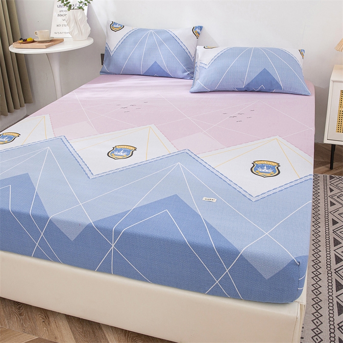 91家纺网 家纺一手货源 找家纺 棉乐町 2025新款老粗布床笠 思绪